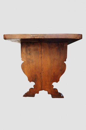 XVIIe siècle - Grande Table de couvent, Italie, XVIIe