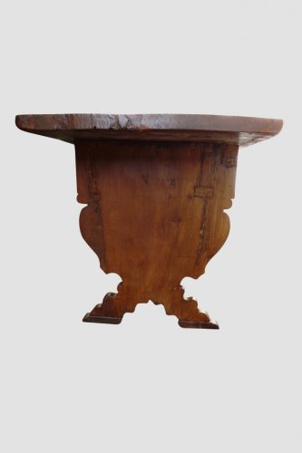 Grande Table de couvent, Italie, XVIIe - 