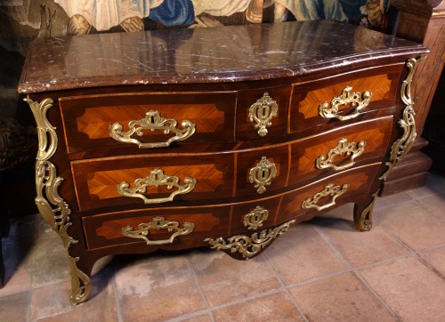 Antiquités - Commode stamped C.I Dufour