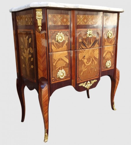 Commode d'époque Transition estampillée Malle - Méounes Antiquités