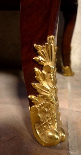 Antiquités -  Chest of drawers inlaid with crowned Cs, Louis XV period