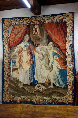 Tapisserie d’Aubusson - Judith et Holopherne, XVIIe siècle - Méounes Antiquités