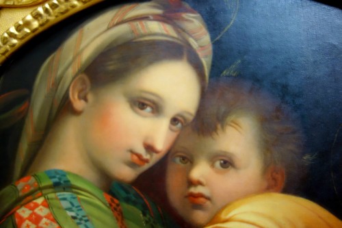 Tondo Madonna della Sedia according to Raphael - 