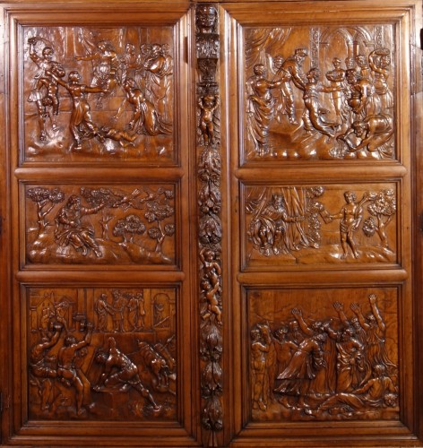 Mobilier Armoire - Armoire de Sumène du Bas-Languedoc - Salomon Roi d’Israël, XVIIe