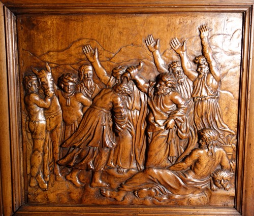 Antiquités - Languedoc Sumène cabinet of the seventeenth century - History of Solomon