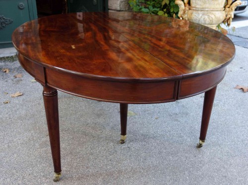 Furniture  - Important &quot;Cuba mahogany&quot; banquet table 