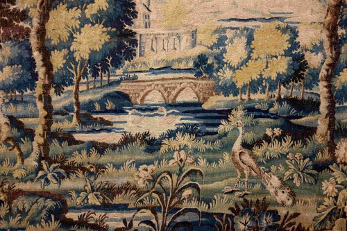 Tapestry & Carpet  - Large Aubusson Tapestry - Verdure with peacocks, 450 cm, 18th century