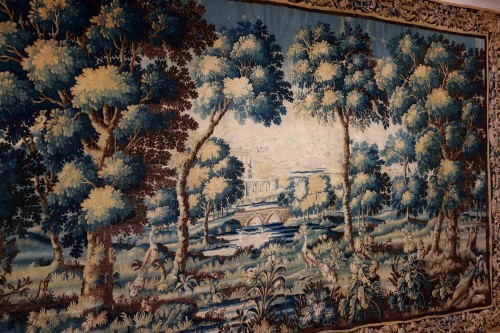  - Large Aubusson Tapestry - Verdure with peacocks, 450 cm, 18th century