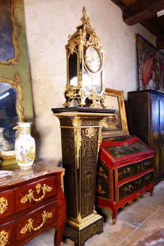 Cartel clock in Boulle marquetry on sheath by Thuret - Horology Style Napoléon III