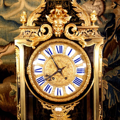 Cartel clock in Boulle marquetry on sheath by Thuret - Napoléon III