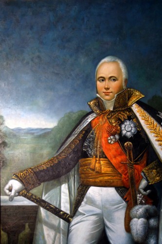 Grand portrait en pied du maréchal d’Empire Victor - Tableaux et dessins Style 