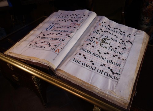 Large 130 page antiphonary, dated 1736 - 