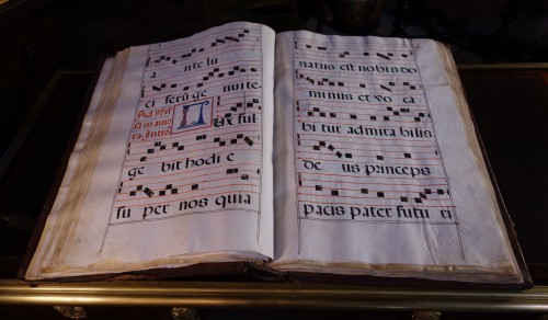 18th century - Large 130 page antiphonary, dated 1736