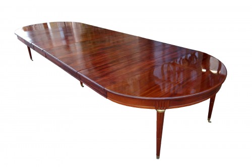 Large mahogany banquet table