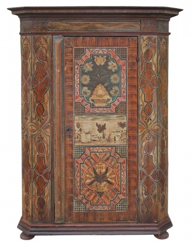 Armoire alpine peinte du Tyrol Vers 1820