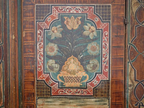 Mobilier Armoire - Armoire alpine peinte du Tyrol vers 1820