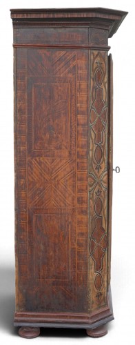 Armoire alpine peinte du Tyrol vers 1820 - Restauration - Charles X