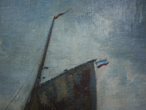 Antiquités - Voiliers en mer par gros temps - Alexander Essfeld (1874–1939)