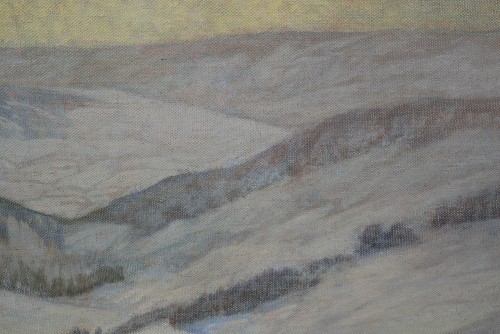 Antiquités - Cerfs dans la neige, 1928 – Alfred Weczerzick (1864-1952)