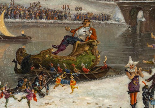 Mardi Gras - École du Nord de l’Europe XIXe siècle - 