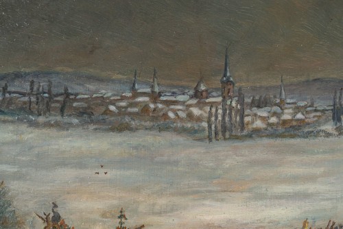 Antiquités - Mardi Gras - École du Nord de l’Europe XIXe siècle
