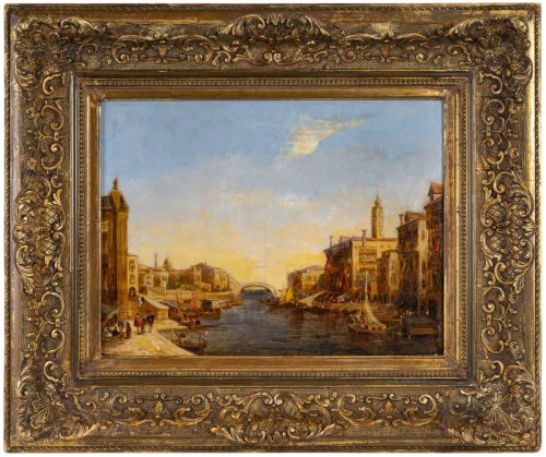 Alfred August Felix Bachmann (1863-1956) Venice View of the Grand Canal