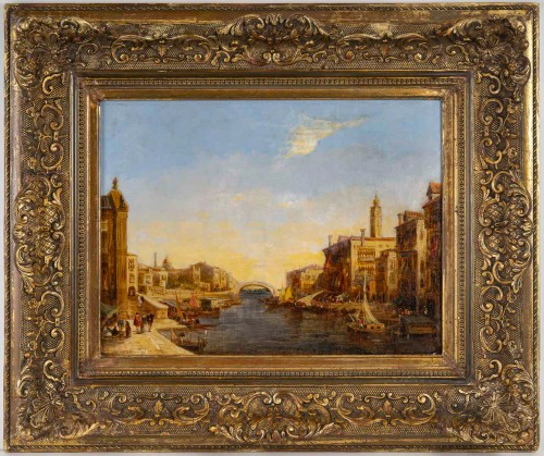 Alfred August Felix Bachmann (1863-1956) Venice View of the Grand Canal - Paintings & Drawings Style 