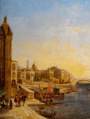 Alfred August Felix Bachmann (1863-1956) Venice View of the Grand Canal - 