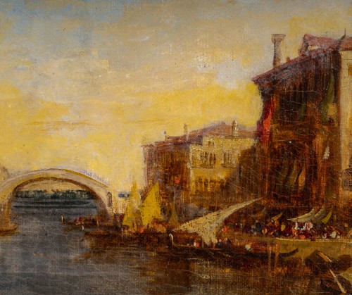 Alfred August Felix Bachmann (1863-1956) Venice View of the Grand Canal - 