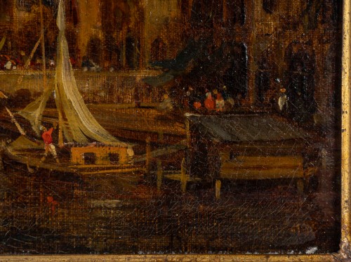Antiquités - Alfred August Felix Bachmann (1863-1956) Venice View of the Grand Canal