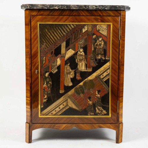 Mobilier Buffet - Jacques-Antoine Leclerc - Meuble d'entre-deux à panneaux de laque de Coromandel