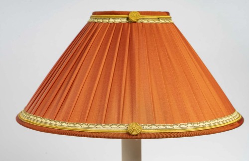 Paire de bougeoirs au Roi d'époque Louis XV montés en Lampes - MLD Antiquités