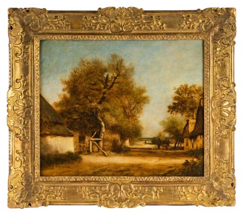 Jules Dupré (1811-1889) Paysage de l’Isle Adam huile sur toile vers 1860