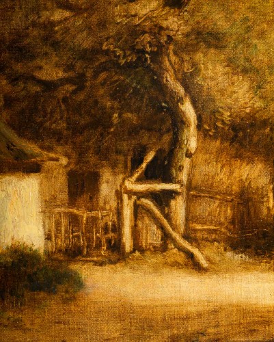Jules Dupré (1811-1889) Paysage de l’Isle Adam huile sur toile vers 1860 - 