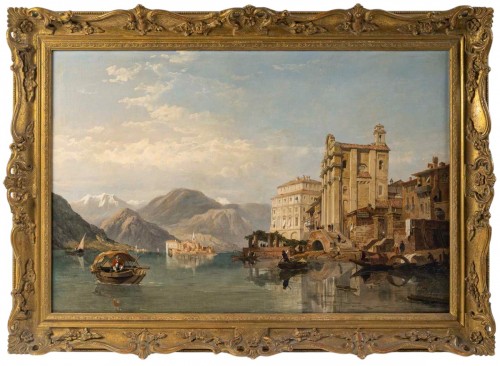 George Clarkson Stanfield (1828 - 1878) Vue du Lac Majeur