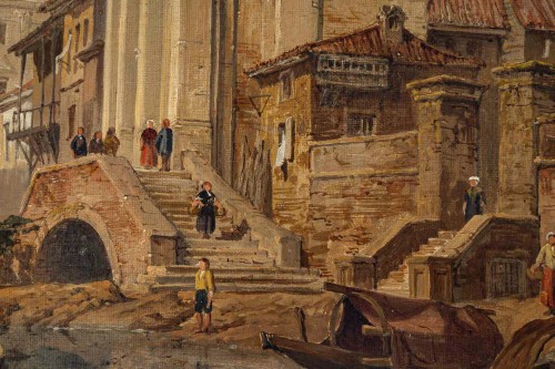 George Clarkson Stanfield (1828 - 1878) Vue du Lac Majeur - 