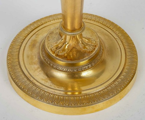 Empire - Paire de flambeaux Aux Bustes de Femmes vers 1810 montés en lampes
