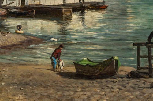 Paintings & Drawings  - Romain Etienne Gabriel Prieur (1806-1873) Le Pont-Neuf