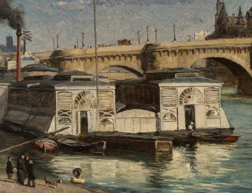 Romain Etienne Gabriel Prieur (1806-1873) Le Pont-Neuf - 