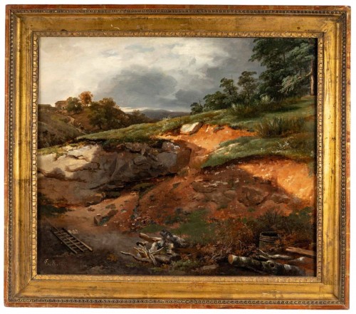 Théodore Richard (1782-1859) Paysage des Pyrénées vers 1833