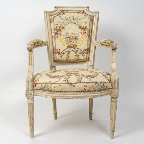 Set of Four Louis XVI Armchairs - Seating Style Louis XVI