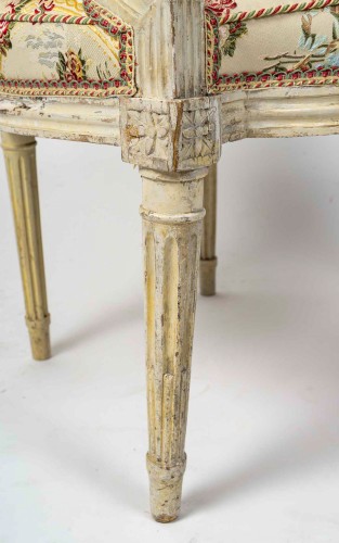 18th century - Set of Four Louis XVI Armchairs