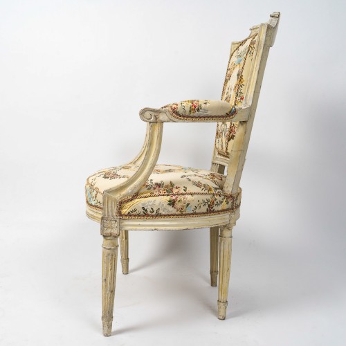 Antiquités - Set of Four Louis XVI Armchairs