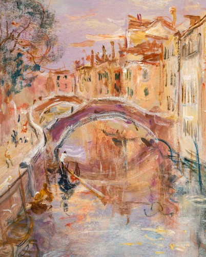 Serge Belloni (1925-2005) - The Poet&#039;s Garden in Venice - 