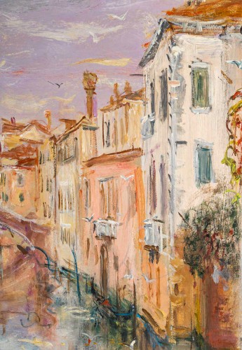 20th century - Serge Belloni (1925-2005) - The Poet&#039;s Garden in Venice