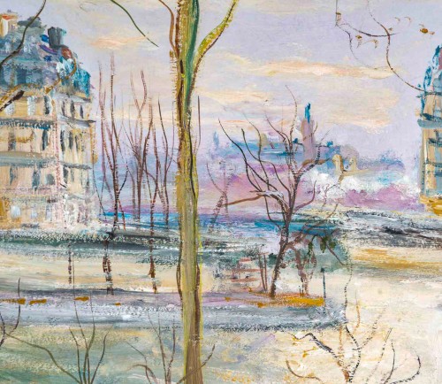 Serge Belloni (1925-2005) - Pont Louis Philippe, les quais de Seine et Notre-Dame - 