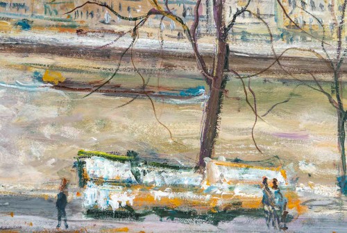  - Serge Belloni (1925-2005) - Pont Louis Philippe, les quais de Seine et Notre-Dame