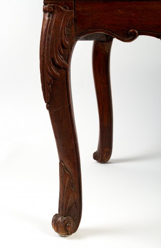 French Regence Period Molded and Carved Wood Cane-Back Armchair circa 1720 - 