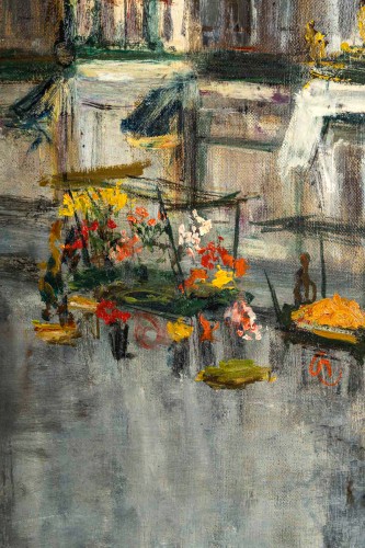 Antiquités - Serge Belloni (1925-2005) - The Flower Seller at Jeannette&#039;s