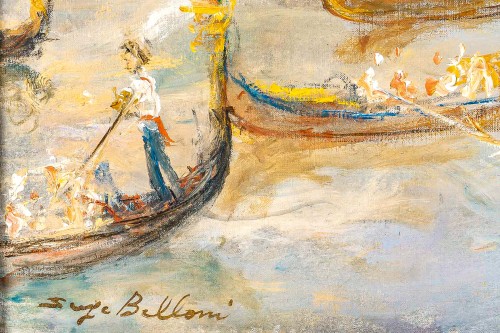 Serge Belloni (1925-2005) Venice The Regatta the Grand Canal - 